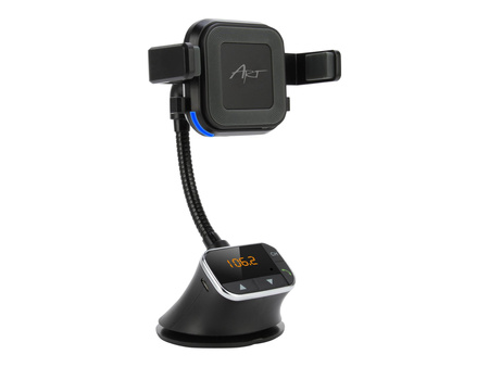 ART MP3TR FM-09 ART TRANSMITER samoch FM 4w1 zest. głośnomówiący, ładowarka ind. uchwyt FM-09BT