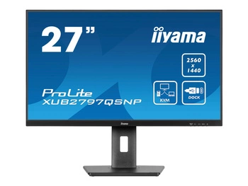 IIYAMA XUB2797QSNP-B1 27inch IPS WQHD 100Hz 300cd/m2 1ms HDMI DP Speakers (P)
