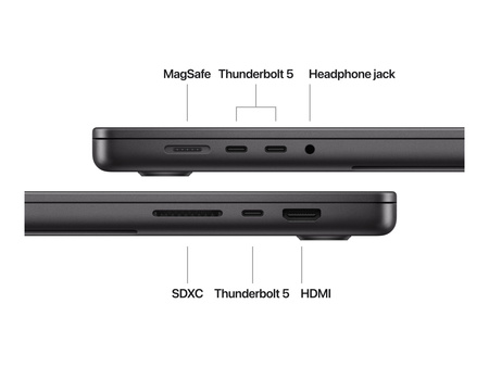 APPLE MacBook Pro 16inch M4 Pro chip with 14-core CPU and 20-core GPU 24GB 512GB SSD Space Black