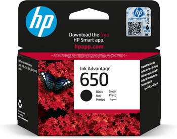 INK CARTRIDGE NO 650 BLACK/HU