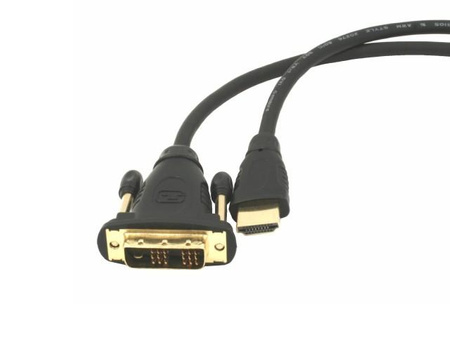GEMBIRD HDMI to DVI male-male cable with gold-plated connectors 1.8m bulk package