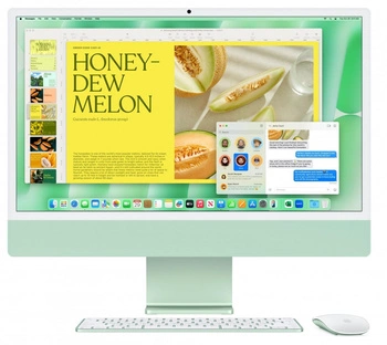 iMac 24 cale: M4 10/10, 16GB, 256GB SSD - Zielony