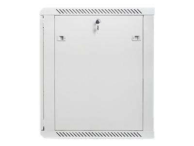 LANBERG WF01-6615-10S Lanberg szafa wisząca rack 19 15U 600x600mm szara (drzwi szklane)