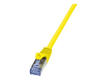LOGILINK CQ3027S LOGILINK Patchcord Cat.6A 10G S/FTP PIMF PrimeLine 0,5m żółty