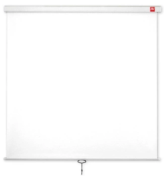 Ekran ścienny ręczny Wall Standard 175 (1:1, 175x175cm, powierzchnia biała, matowa)