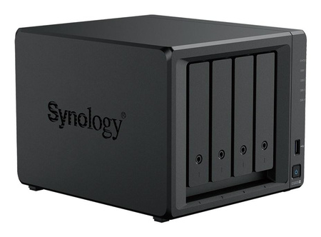 NAS Synology DS925+; Tower; 4x (3.5" SATA HDD); AMD Ryzer V1500B; 4 GB DDR4 ECC SODIMM (max. 32GB)