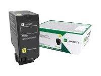 LEXMARK 75B20Y0 Toner Lexmark 75B20M yellow zwrotny 10 000 str. CS/CX 727 / CS728