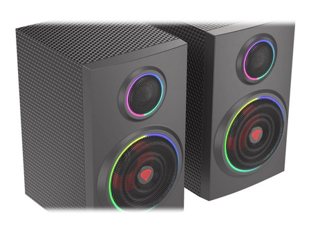 NATEC Genesis Speakers Helium 300BT 2.0 Bluetooth ARGB