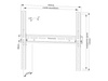 NEOMOUNTS Screen Wall Mount 32-65inch tilt lockable VESA 400X400