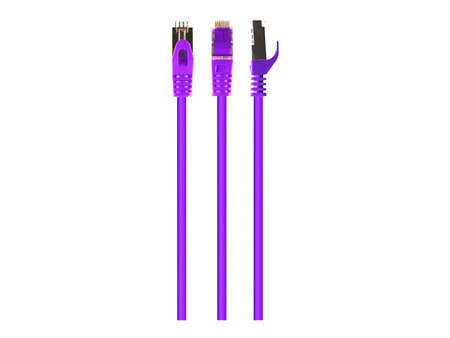 GEMBIRD PP6A-LSZHCU-V-1M Gembird patchcord RJ45, kat. 6A, SFTP, LSZH, 1m, fioletowy