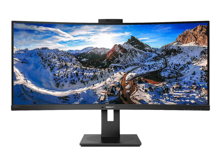 PHILIPS 346P1CRH/00 34inch USB-C DOCKING DISPLAY 3440x1440 CURVED VA 5ms GtG HAS USB-C/DP In+Out/HDMI RJ45 USB HUB Speakers VESA