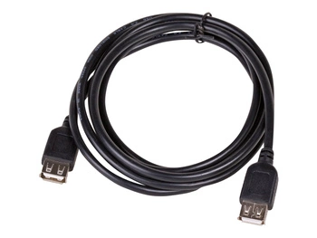 Kabel USB 2.0 Akyga AK-USB-06 USB A(F) - A(F) 1,8m czarny