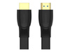 UNITEK C11063BK-1M High Speed Cable HDMI v.2.0 4K 60HZ 1.5m PŁASKI