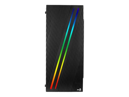 AEROCOOL AEROPGSSTREAK-A-BKRG Obudowa ATX AEROCOOL STREAK RGB USB 3.0 - DOUBLE RGB STRIP 1x80mm FAN