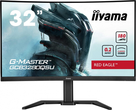 Monitor 32 cale GCB3280QSU-B2,VA,QHD,180Hz,1500R,0.2ms,4xUSB,350cd 