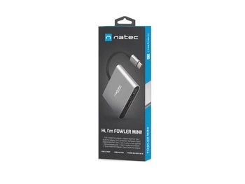 NATEC MULTI PORT FOWLER MINI (USB-C PD, USB 3.0, HDMI 4K) NMP-1607