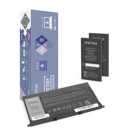 Bateria Dell Inspiron 357F9 5577 7557 6600mAh 
