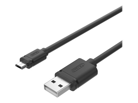 UNITEK Y-C454GBK Kabel USB 2.0 - microUSB M/M 0.5m