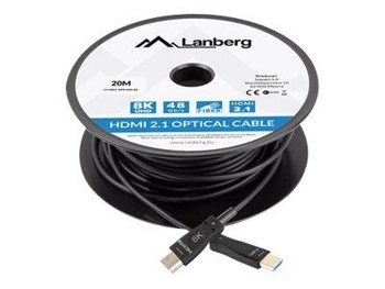 LANBERG kabel HDMI v2.1 8K M/M 20m optyczny AOC