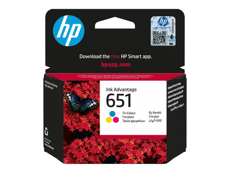 HP C2P11AE BHK Tusz HP 651 Color