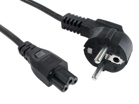 GEMBIRD PC-186-ML12 Gembird kabel zasilający do notebooka koniczynka C5 (3 pin) VDE 1.8m