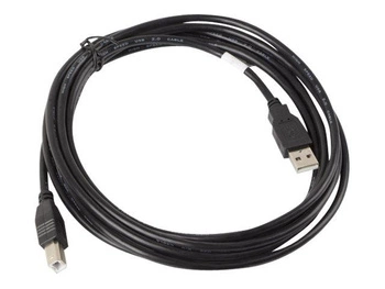 LANBERG CA-USBA-10CC-0030-BK Lanberg kabel USB 2.0 AM-BM 3m czarny