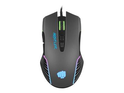 NATEC Fury gaming mouse Hustler 6400DPI optical with software and RGB backlight