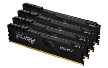 32GB DDR4-3200MHZ CL16 DIMM/(KIT OF 4) FURY BEAST BLACK