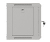 LANBERG Szafa instalacyjna rack wisząca 19 cali 6U 540x350 szara drzwi przeszklone flat pack