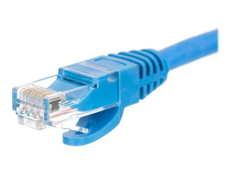 NETRACK BZPAT7UB Netrack patchcord RJ45, osłonka zalewana, kat. 5e UTP, 7 m niebieski