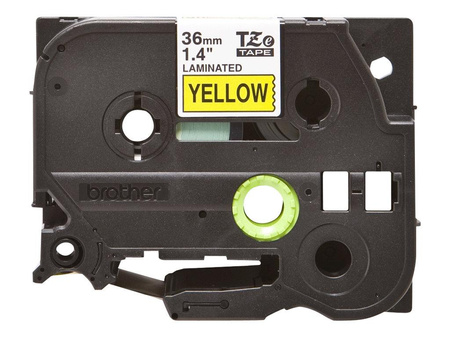 BROTHER TZE661 Taśma Brother 36mm BLACK ON YELLOW
