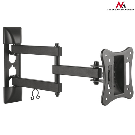 Uchwyt do telewizora  lub  monitora 13-27" 15 kg uniwersalny MC-719 czarny max vesa 100x100