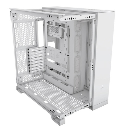 6500X Tempered Glass Mid-Tower, White