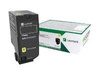 LEXMARK 75B20Y0 Toner Lexmark 75B20M yellow zwrotny 10 000 str. CS/CX 727 / CS728
