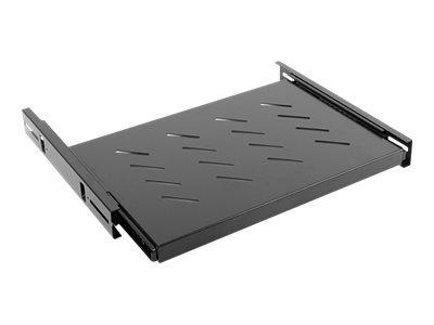 LANBERG AK-1006-B Lanberg wysuwana półka do szaf 19 600mm (1U, 465x350mm,udźwig do 18kg) czarna