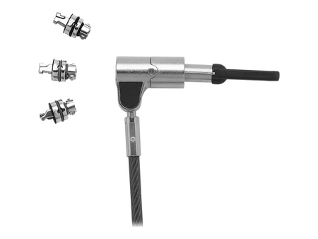 DICOTA Universal Security Cable Lock 3 Exchangeable heads fits all slots masterkeyed