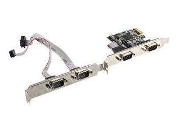 LANBERG PCE-DB9-004 Lanberg PCI Express->COM 9PIN X4 + Śledzie Low profile