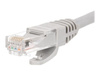 NETRACK BZPAT3U5E Netrack patchcord RJ45, osłonka zalewana, kat. 5e UTP, 3m szary