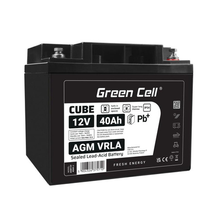 Akumulator AGM VRLA 12V 40Ah IP54