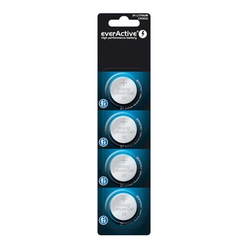 Bateria litowa mini everActive CR3032 - 4 sztuki