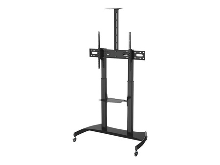 NEOMOUNTS PLASMA-M1950E Wózek do monitora/TV 60-100cali max 100kg ręczny z półką czarny