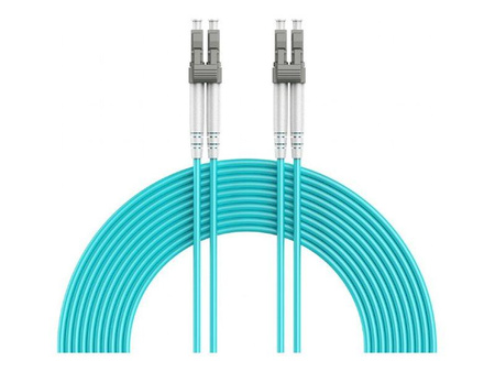 GEMBIRD patchcord światłowodowy wielomodowy duplex OM4 50/125 LC/LC 15m