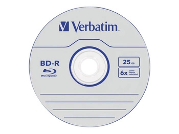 VERBATIM 43838 BluRay BD-R SL DATALIFE VerbatimSpindle 50 25GB 6x