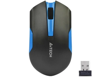 Mysz bezprzewodowa A4Tech V-TRACK G3-200N-1 Black+Blue WRLS