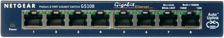 Switch Netgear GS108GE 8p Unmanaged Gigabit