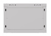 LANBERG Szafa instalacyjna rack wisząca 19 cali 6U 540x350 szara drzwi przeszklone flat pack