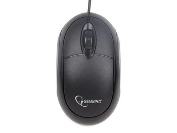 GEMBIRD MUS-U-01 Mysz optyczna USB 1000 DPI czarna