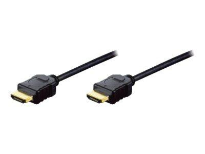 ASM AK-330107-030-S ASSMANN Kabel HDMI HighSpeed z Ethernetem Typ HDMI A/HDMI A M/M czarny 3m