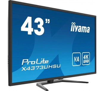 Monitor wielkoformatowy 43 cale X4373UHSU-B1 4K, VA, 2xHDMI, DP, mDP, 3ms, 2x7W, USBx4