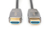 Kabel DIGITUS połączeniowy hybrydowy AOC HDMI 2.1 Ultra High Speed 8K60Hz UHD HDMI A/HDMI A M/M czarny 10m